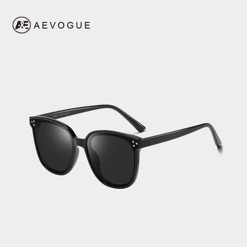 AEVOGUE Polarizirana sončna Očala Ženske 2019 Popupar Prozorni Kvadrat Retro sončna Očala Letnik Oculos Unisex UV400 AE0671