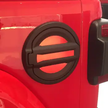 OLOMM Avto Plin Gorivo Skp Okrasni Pokrov Trim Nalepke za Jeep Wrangler JL 2018 Up Zunanjost Dodatki Avto Styling
