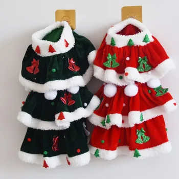 Božič Oblačila za Pse Shirt Obleko Pet Obleko Kostum za Majhne Pse Pomorjansko Mačke Pozimi Obrabe Božič Pižamo Pet Oblačila