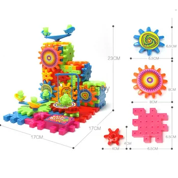 Okus 81 Kosov Električnega Orodja 3D Puzzle Gradnjo Kompleti Plastičnih Opeke Izobraževalne Igrače Za Otroke, Igrače Za Otroke Božično Darilo