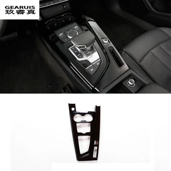 Avto Styling Za Audi A4 B9 A5 Centralni nadzor Prestavna Plošča Prestav Handrest Vode pokal Kritje Nalepke Notranje zadeve Auto Dodatki