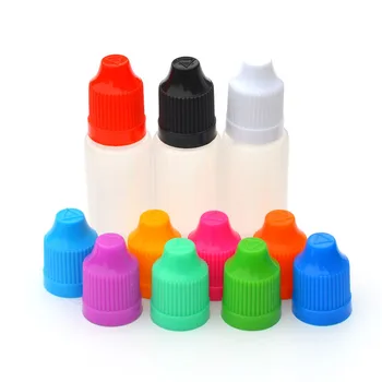 10pcs PE 15ml Plastične Stekleničke S Kapalko Childproof Skp In Dolgo Nasvet Prazno E Tekočine Iglo Vail