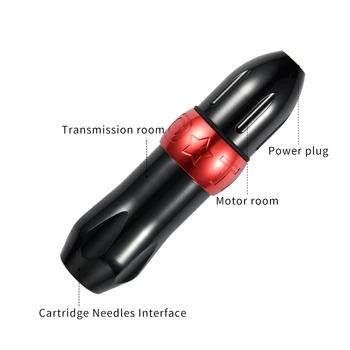 Strokovno Rotacijski Pero Tatoo Komplet Z Tatoo Kartuše Iglo LCD Mini Power Opreme, potrošnega materiala
