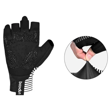 HSSEE dihanje kolesarske rokavice, debele anti-skid šok dušenje uradni verodostojno kolesarske rokavice obrabe unisex športna oprema