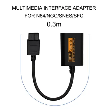 720P HDMI Stikalo Pretvornik Za HDTV Video Kabel Priročno Splitter Igralno Konzolo Pretvorbo Igre Pribor Za N64 SNES NGC SFC