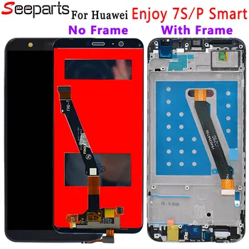 Začetni Zaslon Za Huawei Uživajte 7S LCD Zaslon na Dotik, Računalnike Zbora Za HUAWEI P Smart Display FIG-LX1 /FIG-L21 Zamenjava