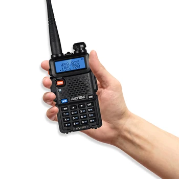 2Pcs Baofeng UV-5R Walkie Talkie 5W Prenosni CB Radio BF-UV5R Dual Band VHF/UHF oddajnik in Sprejemnik, UV-5R Dva Načina Lova Ham Radio