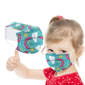 Otrok 50pc Razpoložljivi Masko Otroci Ogljikovih Aktivira Varnost Zaščita Dihanje Maske Masque 3 Slojna Dustproof Masko Mascarilla