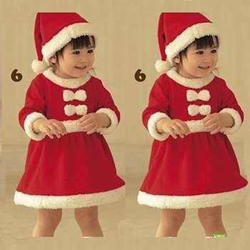 Mah, Fantje Dekleta Rdeče Božiček Kostum Božično zabavo, Darilo Cosplay Oblačila Klobuk Set za Otroke Otrok oblečen ki gre gor Obleka