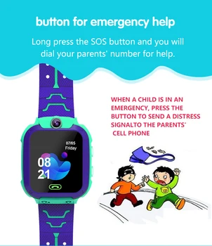 V12 Otroci je Pametno Gledati Telefon Watch Multi-funkcijo Elektronske Gledati Fante, Dekleta, Otroci, Telefon Gledal