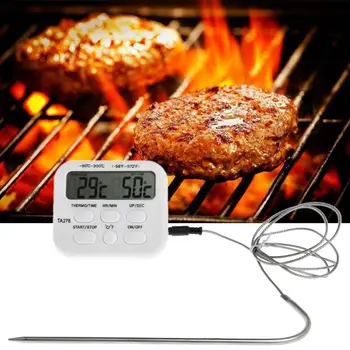 2020 Novih Digitalnih BBQ Termometer Kuhanje Mesa Hrane Pečica, Žar Kuhinjski Timer Termometer