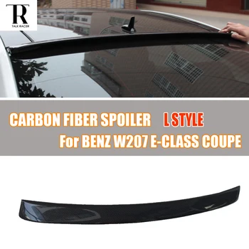 W207 C207 Ogljikovih Vlaken Zadaj Strešnih Oken Spojler za Benz W207 C207 E Razred Coupe E200 E260 E300 E350 2 Vrat 2012 - 2016