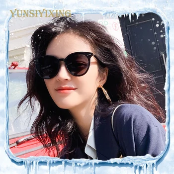 YUNSIYIXING Ženske polarizirana sončna Očala Modni oblikovalec blagovne Znamke sončna Očala Luksuzni Premaz Ogledalo Očala Lunette De Soleil Femme