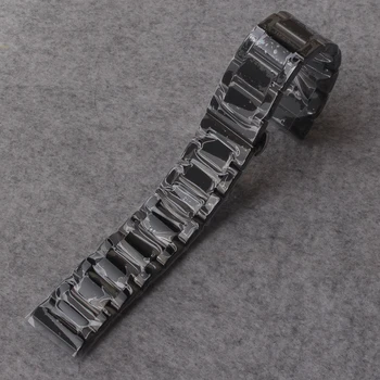 20 22 mm Watchband trak zapestnica Črna Modra Nerjavečega jekla poljski Watch pribor metulj sponke fit Galaxy 42 46mm watch 3