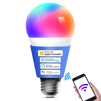 Možnost zatemnitve E27 RGB Načini LED Smart Žarnica Bluetooth Čarobno Svetilko Smart Lučka B22 Nadzor Uporablja WiFi Žarnice Združljiv z googlova Domača stran