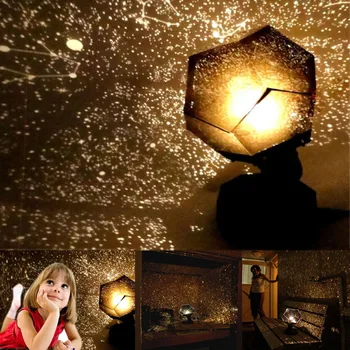 Romantični Planetarij Galaxy Nočne Luči Star Nebesnih Projektor Lučka za Soba Dekor Zvezdnato Nebo Lahka deko Najboljše Darilo Novo Leto