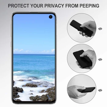 Zasebnost Stekla Screen Protector For Samsung Galaxy Note 10 9 8 Opomba 10 Plus S8 S8 S10 Plus S10e A50 A70 Anti-Peeping Stekla Film