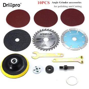 Drillpro 10pcs/set 10 mm Premer Rezanja, Pribor Za Spremenljivko Kotni Brusilnik & ročni Vrtalniki Visoke Kakovosti
