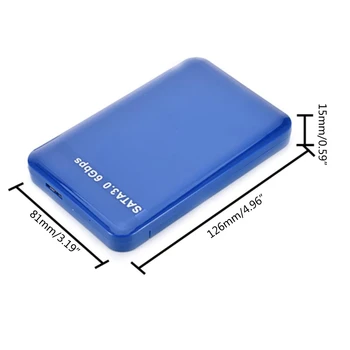 Z 2,5-Palčni trdi disk, Ohišje USB3.0 do SATA 3.0 Trdi Disk Zunanji HDD Primeru Polje
