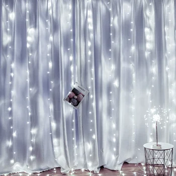 2/3/6M LED Niz Ledenica Pravljice Luči Božič Garland LED svate Luči za uporabo v Zaprtih prostorih na Prostem, Doma Zaveso Okna Dekor
