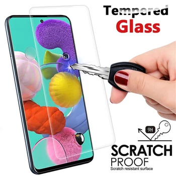 Kaljeno Steklo Za Samsung Galaxy A51 A71 A50 A70 A20e A10 A21s M21 M31 Full Screen Protector Steklo za Samsung Galaxy A51 Stekla