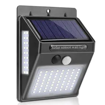 100 LED Sončne Svetlobe Nepremočljiva Senzor Gibanja, Solar Powered Stenske Svetilke za Zunanjo Dekor Vrt Lučka za Sončno svetlobo