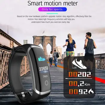 Smart Band Šport Fitnes Tracker M4 Srčnega utripa Zapestnica Kalorij Nepremočljiva Smart Band Moda Pazi za iOS Android