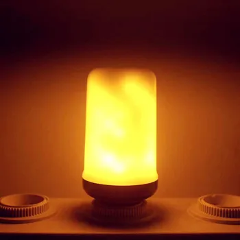 LED Dinamični Učinek Plamena Žarnica Več Načinu Ustvarjalne Koruza Lučka Dekorativne Luči za Bar Hotel Restavracija Stranka E26 E27