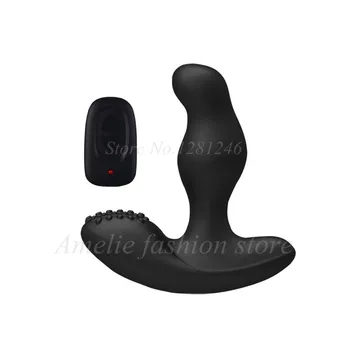 Levett Cezar USB Polnjenje 360-Stopinjski Zasuk Moški Prostate Massager Rit Svečke G-Spot Prostata Vibrator za Moške Analni Seks Igrače