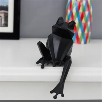 Nordijska Ustvarjalne smolo Origami Žaba Kiparstvo Letnik Žaba Kip Doma Dekor Obrti Smolo Živalskih Figur A1566