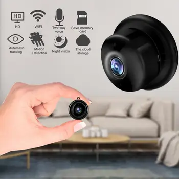 Wsdcam Home Security MINI WIFI 1080P IP Kamera Brezžična Majhne CCTV Ir Nočno Vizijo Zaznavanje Gibanja SD Kartico v Režo za Audio APLIKACIJE