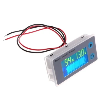 10-100V LCD Univerzalni Avto Kisline Vodi Litij-Zmogljivost Baterije Indikator Digitalni Voltmeter Napetost Tester Monitor JS-C33