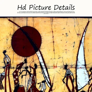 Povzetek Afriške Slika Jadrnico Krajine Oljna slika na Platnu Plakatov in Fotografij Cuadros Umetnosti Stenske Slike za dnevno Sobo
