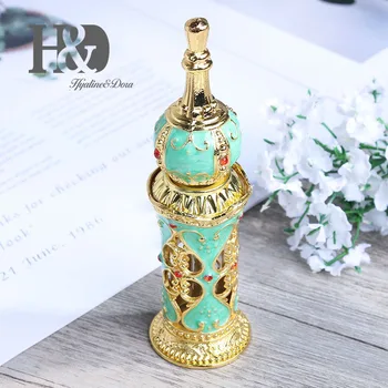 H&D Retro Arabskem Palace Steklene Stekleničke Parfuma Starinsko Cvet Eterična Olja, Kozmetični Posodo Domov/Poroka Dekor 13ML