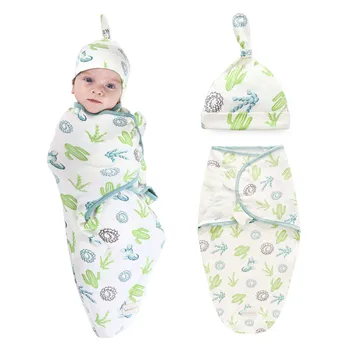Baby Swaddle Odejo + Skp Novorojenčka Cocoon Zaviti Bombaž Swaddling Vrečko Baby Sredstev Spanja Vrečo Posteljnina