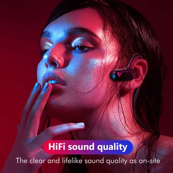 Jellico F808 slušalke Bluetooth 5.0 Kostne Prevodnosti Slušalke Brezžične Športne slušalke za Prostoročno HeadsetsSupport Padec Ladijskega prometa