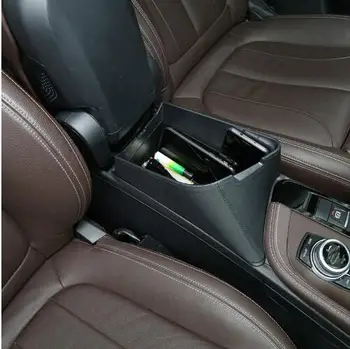 4 Slogi Center Armrest Škatla za Shranjevanje Posode Pladenj Za BMW X1 F48 2016-2019 X2 F47 2018 2019 Avto Dodatki Levi Strani Pogona
