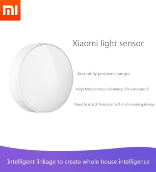 Original Xiaomi Mijia pametni dom svetlobni senzor zaslon deluje z Xiaomi multi-mode ZigBee 3.0 prehod