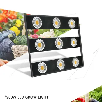 900W CREE COB LED Grow Light Celoten Spekter Zaprtih Rastlin Raste Luči z UV&IR Raste Svetilke za Notranjo Rastline, Zelenjava in Cvet