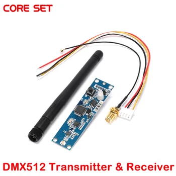 5 Določa 2,4 Ghz Brezžična DMX 512 2 v 1 Oddajnik & Sprejemnik PCB Modulov Odbor z Anteno LED Krmilnik Wifi Sprejemnik