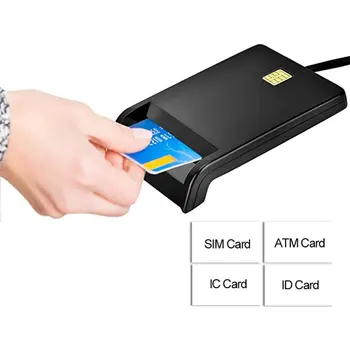 Multi USB 2.0 KARTICE Smart Card Reader Za Bančne Kartice IC/ID EMV SD TF MMC Cardreaders USB CCID ISO 7816 za Windows 7 8 10 Linux OS