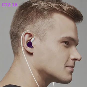 Najnovejši CTZ 32BA Enostransko 16BA v Uho Slušalke Meri Uravnotežen Armature Okoli Ear Slušalke Z 0.78 mm 2PIN Vtič za Slušalke