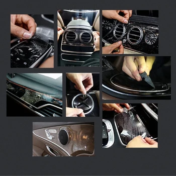Za Mercedes Benz AMG coupe GT GTC GTR Avto Notranje Zaščitno folijo Nadzorno Konzolo, armaturno ploščo GPS Plošča Nalepka