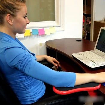 VROČE Desk Pritrjeno Armrest Ploščica Računalnika Tabela Podloge za Miško Stol Extender Roko Roko Zapestje Počiva Podporo Zaščitnik Mousepad