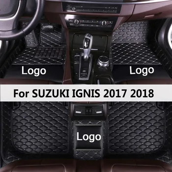 MIDOON usnje Avto predpražnike za SUZUKI IGNIS 2017 2018 po Meri auto stopalo Blazinice avtomobilska preproga pokrov