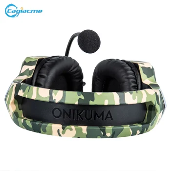 ONIKUMA K8 Gaming slušalke RGB Svetlobe Žične slušalke Šumov Za PC/PS4/XBOX Stereo Slušalke Za Gamer
