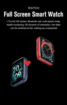 HW22 Pametno Gledati Bluetooth klic Fitnes Tracker pametno gledati kardio za IOS Android xiaomi Huawei Testo kot IWO 12 13 T800 W26