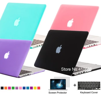 Mat Gumirani Motnega Primeru Laptop Lupini Za Apple Macbook Air 13,3 A1369 A1466,Pro 13.3 A1278 Tipkovnico Pokrov+Screen Protector