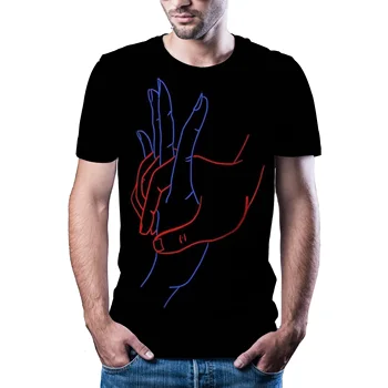 2020 vroče T-shirt narave HD 3D tiskanje priložnostne T-shirt športnih runningMen je kratek rokav poletje topXXS 6XL