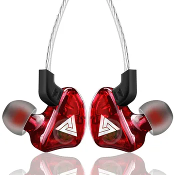 2020 Nove Slušalke QKZ CK5 V Uho Slušalke Stereo Dirka Šport Slušalke Glasbe Vožnje šumov slušalke z mikrofonom